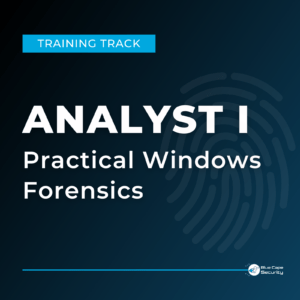 Analyst I: Practical Windows Forensics Training Track