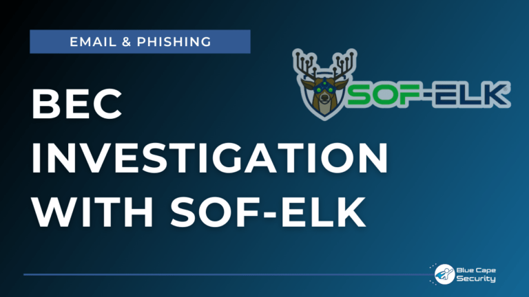 BEC Investigation with SOF-ELK